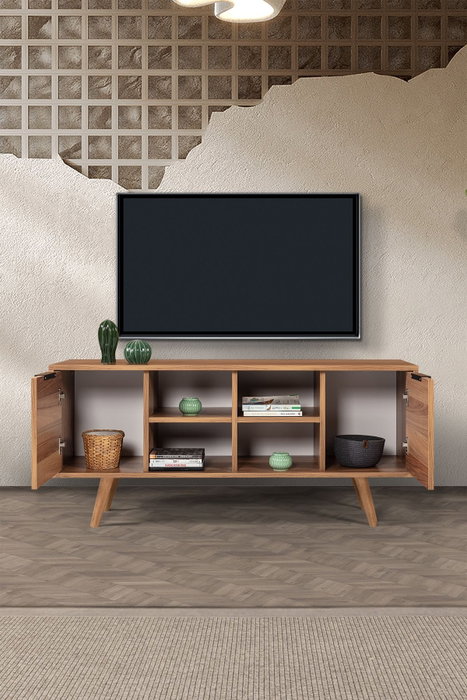 Hanah Home Sina 3320 Soporte para TV Nogal